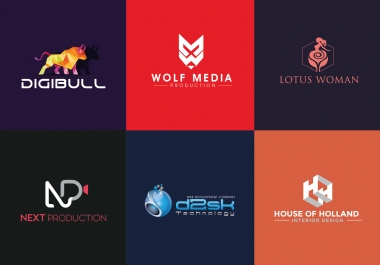 I will Create 2 Modern Vector logo design concepts with Unlimited Revisions