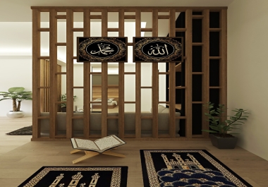 make your living room is a comfortable with 3D design interior looks a reality