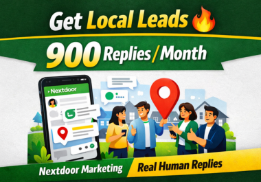 I will generate leads from Nextdoor by answering neighborhood posts