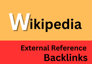 I will build reference backlinks from wikipedia