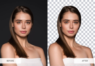 I will do 21 photos background removal