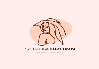 I will Create Hand Drawn Botanical Boho Logo Designs