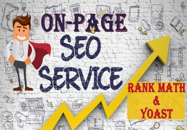 I will do WordPress on page with Rank math and yoast