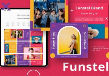 I will design social media templates in photoshop
