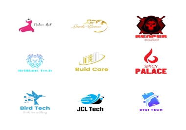 I will do Eye catching logo designs and logo animation intro and outro