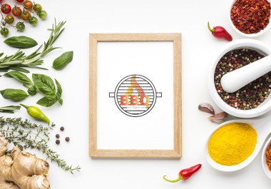 I will do minimalist,  modern restaurant logo design