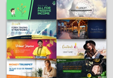 I will design professional web banners and ads
