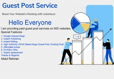 All Niche Guest Post Available