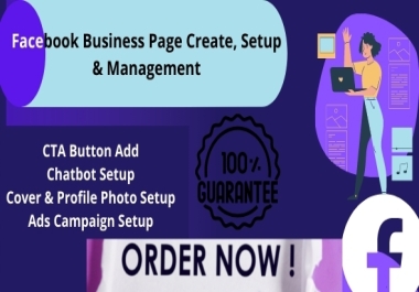 I will create FB Business Page and also management it