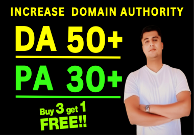 I will increase domain authority moz da 30+ pa 30+