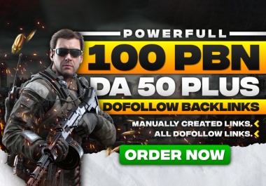 Supercharge SEO with 100 Unique Homepage PBN Backlinks from High DA 50+ Sites