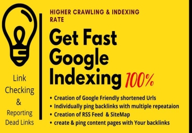 Premium Backlink indexing Service 100 index Rate Cheapest Backlink Indexing Service