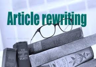 I will manually rewrite a 500 words article