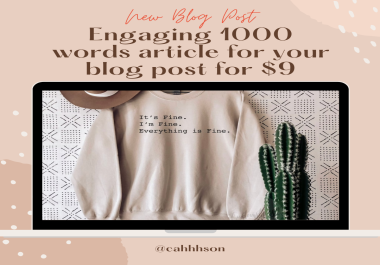 Vibrant Original Blog Posts Made For You