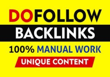 I will Create DA to DO-FOLLOW BACKLINKS