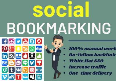 I will do 30 bookmarking and seo backlink