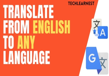 I will translate texts and documents into any language