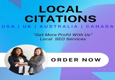 I will do Local SEO Citations. 100 Manual Work.
