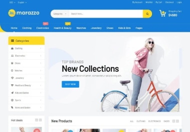 I will build an worpdress ecommerce website with woocommerce