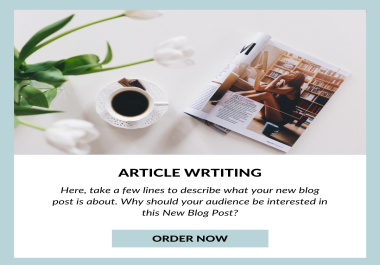 I will write blogs on any topics
