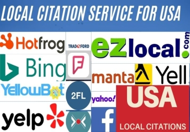 300 High DA local citations cite for USA business