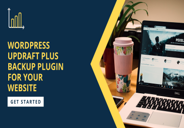 I will install updraft plus backup for your website
