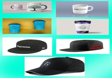 I will draft a Unique Design for your Mug/ Tea Cup,  Head Cap & T-Shirt
