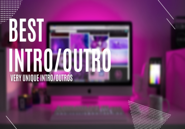 I will make you a YouTube Intro/Outro