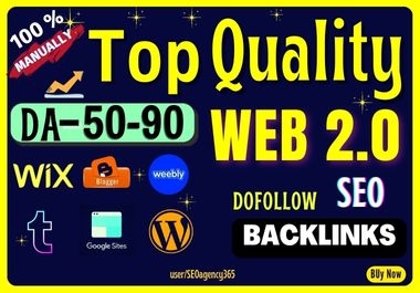SEO Related 100 Top Quality web2.0 live backlinks