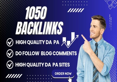 I Will Give 1050 Comments Backlinks High Quality DA-PA Sites