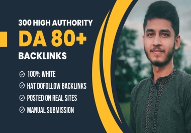 I will create high quality dofollow SEO backlinks service for your off page