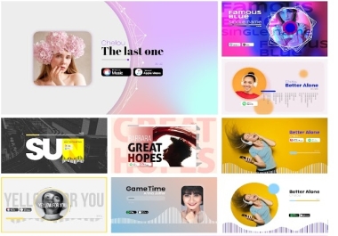 I will create a visualizer for your music