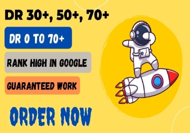 I will increase your site href domain rating DR 70 plus