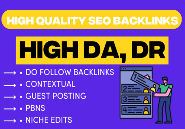I will build the ultimate high da white hat do follow SEO backlinks