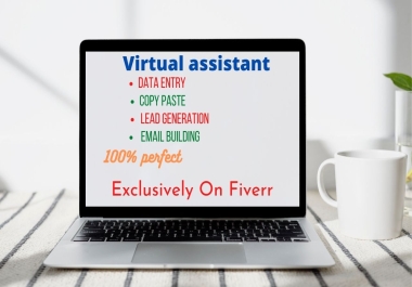 I can 150 Lead generation and data entry,  product upload