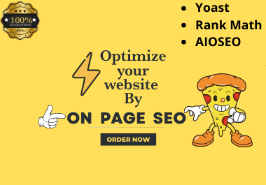 I will do On Page SEO Using Yoast and Rank Math Plugin