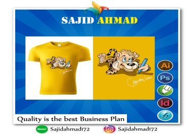 I will do custom and minimalist t shirt logo design