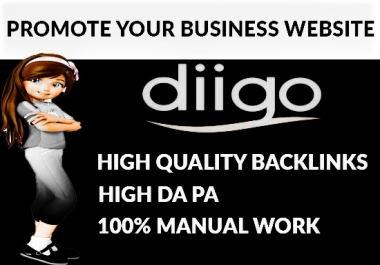 100+ PBN Diigo Dofollow Backlinks DA-89 PA-75 DR-85