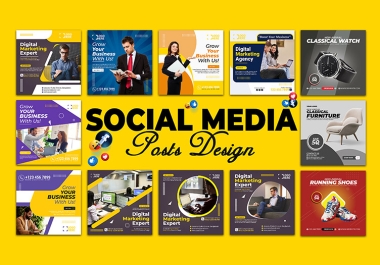 I will design social media ads posts design
