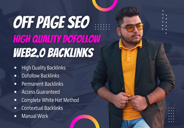 I will Provide High Quality Dofollow Web 2.0 Backlinks