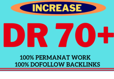 I will increase your website Ahrefs DR domain Rating DR 50 plus