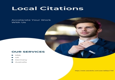 Local Citation For USA,  UK,  Germany,  Australia