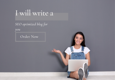 I will research about a topic and write a blog for you