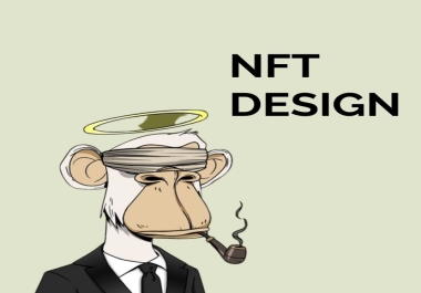 I will design unique nft art collections