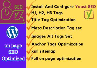 WordPress SEO By using Yoast Pro and Rank Math pro plugin with 90+ score