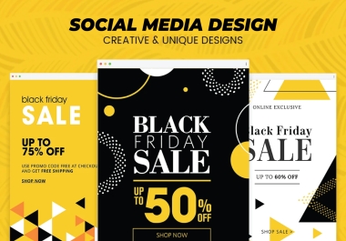 Boost your business ranking on social media by Creative and Professional ads,  covers,  posters.