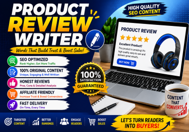 I Will Write SEO Product Reviews