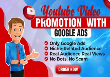 I will do video promotion 3500-4000 traffic use most organic method