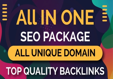 Get 100 Powerful All-in-one SEO Backlinks for Fast ranking quality backlinks package