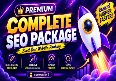 PREMIUM COMPLETE SEO PACKAGE - Boost Your Website Ranking